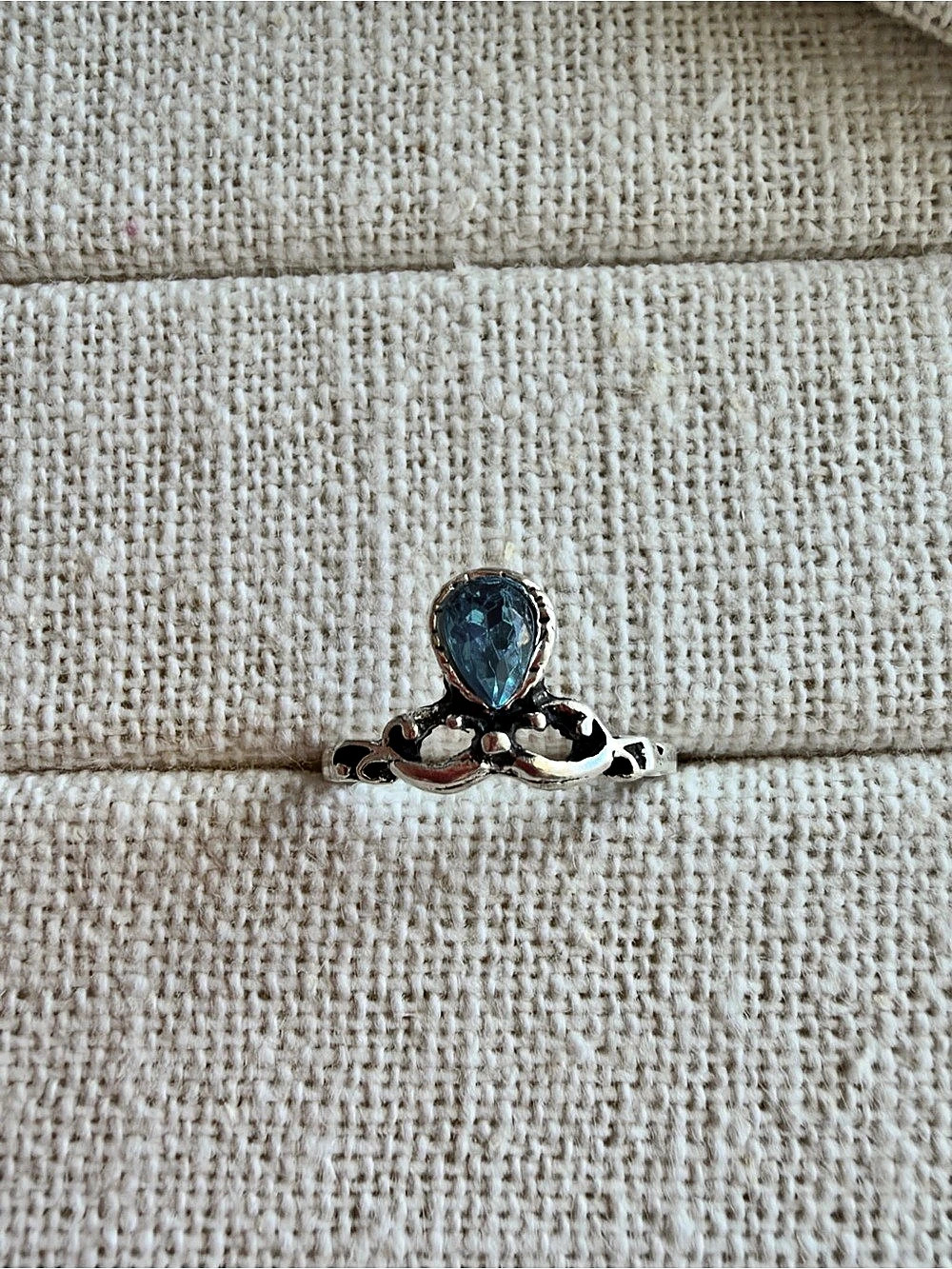 Blue Stone Statement Ring - Picture 3 of 4